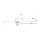 Hinkley - 910656FHB-LDD - 56" Smart Fan - Current - Heritage Brass