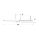 Hinkley - 910852FMW-LDA - 52" Ceiling Fan - Ari - Matte White