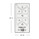 Hinkley - 980024FWH - Wall Control - HIRO - White