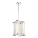 LED Pendant<br /><span style="color:#4AB0CE;">Entrega: 4-10 dias en USA</span><br /><span style="color:#4AB0CE;font-size:60%;">PREGUNTE POR ENTREGA EN PANAMA</span><br />Collection: Sabre<br />Finish: Polished Nickel/Ribbed Glass