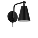 One Light Wall Sconce<br /><span style="color:#4AB0CE;">Entrega: 4-10 dias en USA</span><br /><span style="color:#4AB0CE;font-size:60%;">PREGUNTE POR ENTREGA EN PANAMA</span><br />Collection: Drae<br />Finish: Midnight Black
