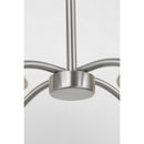 Four Light Chandelier<br /><span style="color:#4AB0CE;">Entrega: 4-10 dias en USA</span><br /><span style="color:#4AB0CE;font-size:60%;">PREGUNTE POR ENTREGA EN PANAMA</span><br />Collection: Eldon<br />Finish: Brushed Nickel