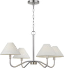 Visual Comfort Studio - DJC1194BN - Four Light Chandelier - Eldon - Brushed Nickel