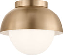 Visual Comfort Studio - DJF1011SB - One Light Flush Mount - Hyde - Satin Brass