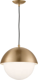 Visual Comfort Studio - DJP1031SB - One Light Pendant - Hyde - Satin Brass