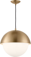 Visual Comfort Studio - DJP1041SB - One Light Pendant - Hyde - Satin Brass