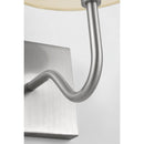 One Light Wall Sconce<br /><span style="color:#4AB0CE;">Entrega: 4-10 dias en USA</span><br /><span style="color:#4AB0CE;font-size:60%;">PREGUNTE POR ENTREGA EN PANAMA</span><br />Collection: Eldon<br />Finish: Brushed Nickel