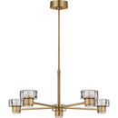 Visual Comfort Studio - SCCHCCH10027EBSCPG - LED Chandelier - Holsted - Estate Brass