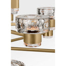 LED Chandelier<br /><span style="color:#4AB0CE;">Entrega: 10-11 semanas en USA</span><br /><span style="color:#4AB0CE;font-size:60%;">PREGUNTE POR ENTREGA EN PANAMA</span><br />Collection: Holsted<br />Finish: Estate Brass