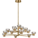 Visual Comfort Studio - SCCHCCH10127EBSCPG - LED Chandelier - Holsted - Estate Brass