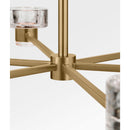 LED Chandelier<br /><span style="color:#4AB0CE;">Entrega: 7-8 semanas en USA</span><br /><span style="color:#4AB0CE;font-size:60%;">PREGUNTE POR ENTREGA EN PANAMA</span><br />Collection: Holsted<br />Finish: Estate Brass