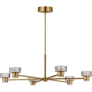 Visual Comfort Studio - SCCHCCH10427EBSCPG - LED Chandelier - Holsted - Estate Brass