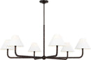 Visual Comfort Studio - SCCHCCH113AIBAWWL - Six Light Chandelier - Fiona - Aged Iron