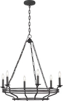 Visual Comfort Studio - SCCHCCH119ITR - Six Light Chandelier - Brighton - Italian Rust