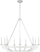 Nine Light Chandelier<br /><span style="color:#4AB0CE;">Entrega: 9-10 semanas en USA</span><br /><span style="color:#4AB0CE;font-size:60%;">PREGUNTE POR ENTREGA EN PANAMA</span><br />Collection: Brighton<br />Finish: Aged Pewter