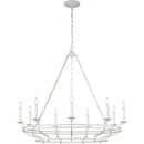 Nine Light Chandelier<br /><span style="color:#4AB0CE;">Entrega: 9-10 semanas en USA</span><br /><span style="color:#4AB0CE;font-size:60%;">PREGUNTE POR ENTREGA EN PANAMA</span><br />Collection: Brighton<br />Finish: Aged Pewter