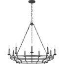 Nine Light Chandelier<br /><span style="color:#4AB0CE;">Entrega: 9-10 semanas en USA</span><br /><span style="color:#4AB0CE;font-size:60%;">PREGUNTE POR ENTREGA EN PANAMA</span><br />Collection: Brighton<br />Finish: Italian Rust
