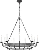 Nine Light Chandelier<br /><span style="color:#4AB0CE;">Entrega: 9-10 semanas en USA</span><br /><span style="color:#4AB0CE;font-size:60%;">PREGUNTE POR ENTREGA EN PANAMA</span><br />Collection: Brighton<br />Finish: Italian Rust