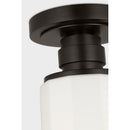 One Light Flush Mount<br /><span style="color:#4AB0CE;">Entrega: 9-10 semanas en USA</span><br /><span style="color:#4AB0CE;font-size:60%;">PREGUNTE POR ENTREGA EN PANAMA</span><br />Collection: Fairfax<br />Finish: Aged Iron