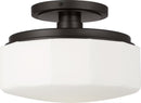 Visual Comfort Studio - SCCHCFM107AIOEG - One Light Flush Mount - Fairfax - Aged Iron