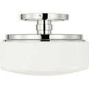 One Light Flush Mount<br /><span style="color:#4AB0CE;">Entrega: 9-10 semanas en USA</span><br /><span style="color:#4AB0CE;font-size:60%;">PREGUNTE POR ENTREGA EN PANAMA</span><br />Collection: Fairfax<br />Finish: Polished Nickel