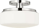 Visual Comfort Studio - SCCHCFM107PNOEG - One Light Flush Mount - Fairfax - Polished Nickel