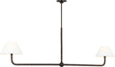 Visual Comfort Studio - SCCHCLS114AIBAWWL - Two Light Linear Chandelier - Fiona - Aged Iron