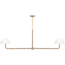 Two Light Linear Chandelier<br /><span style="color:#4AB0CE;">Entrega: 9-10 semanas en USA</span><br /><span style="color:#4AB0CE;font-size:60%;">PREGUNTE POR ENTREGA EN PANAMA</span><br />Collection: Fiona<br />Finish: Gild