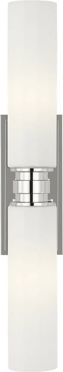 Two Light Vanity<br /><span style="color:#4AB0CE;">Entrega: 21-22 semanas en USA</span><br /><span style="color:#4AB0CE;font-size:60%;">PREGUNTE POR ENTREGA EN PANAMA</span><br />Collection: Fairfax<br />Finish: Polished Nickel