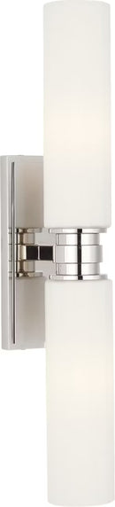 Visual Comfort Studio - SCCHCVN108PNOEG - Two Light Vanity - Fairfax - Polished Nickel