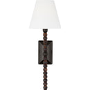 One Light Wall Sconce<br /><span style="color:#4AB0CE;">Entrega: 2-3 semanas en USA</span><br /><span style="color:#4AB0CE;font-size:60%;">PREGUNTE POR ENTREGA EN PANAMA</span><br />Collection: Fiona<br />Finish: Aged Iron