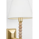 One Light Wall Sconce<br /><span style="color:#4AB0CE;">Entrega: 2-3 semanas en USA</span><br /><span style="color:#4AB0CE;font-size:60%;">PREGUNTE POR ENTREGA EN PANAMA</span><br />Collection: Fiona<br />Finish: Gild