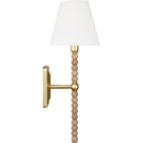 One Light Wall Sconce<br /><span style="color:#4AB0CE;">Entrega: 2-3 semanas en USA</span><br /><span style="color:#4AB0CE;font-size:60%;">PREGUNTE POR ENTREGA EN PANAMA</span><br />Collection: Fiona<br />Finish: Gild