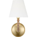 One Light Wall Sconce<br /><span style="color:#4AB0CE;">Entrega: 2-3 semanas en USA</span><br /><span style="color:#4AB0CE;font-size:60%;">PREGUNTE POR ENTREGA EN PANAMA</span><br />Collection: Fiona<br />Finish: Gild