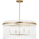 Four Light Chandelier<br /><span style="color:#4AB0CE;">Entrega: 4-10 dias en USA</span><br /><span style="color:#4AB0CE;font-size:60%;">PREGUNTE POR ENTREGA EN PANAMA</span><br />Collection: Finley<br />Finish: Satin Brass