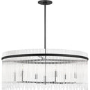 Six Light Chandelier<br /><span style="color:#4AB0CE;">Entrega: 4-10 dias en USA</span><br /><span style="color:#4AB0CE;font-size:60%;">PREGUNTE POR ENTREGA EN PANAMA</span><br />Collection: Finley<br />Finish: Midnight Black