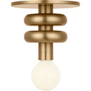 One Light Solitaire<br /><span style="color:#4AB0CE;">Entrega: 2-3 semanas en USA</span><br /><span style="color:#4AB0CE;font-size:60%;">PREGUNTE POR ENTREGA EN PANAMA</span><br />Collection: Malcolm<br />Finish: Satin Brass