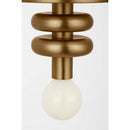 Visual Comfort Studio - SCDJFM145SB - One Light Solitaire - Malcolm - Satin Brass