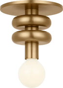 Visual Comfort Studio - SCDJFM145SB - One Light Solitaire - Malcolm - Satin Brass