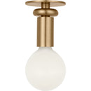 One Light Solitaire<br /><span style="color:#4AB0CE;">Entrega: 2-3 semanas en USA</span><br /><span style="color:#4AB0CE;font-size:60%;">PREGUNTE POR ENTREGA EN PANAMA</span><br />Collection: Malcolm<br />Finish: Satin Brass