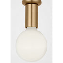 Visual Comfort Studio - SCDJFM146SB - One Light Solitaire - Malcolm - Satin Brass