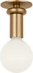 Visual Comfort Studio - SCDJFM146SB - One Light Solitaire - Malcolm - Satin Brass