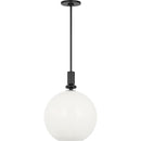 One Light Pendant<br /><span style="color:#4AB0CE;">Entrega: 4-10 dias en USA</span><br /><span style="color:#4AB0CE;font-size:60%;">PREGUNTE POR ENTREGA EN PANAMA</span><br />Collection: Malcolm<br />Finish: Midnight Black