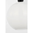 One Light Pendant<br /><span style="color:#4AB0CE;">Entrega: 4-10 dias en USA</span><br /><span style="color:#4AB0CE;font-size:60%;">PREGUNTE POR ENTREGA EN PANAMA</span><br />Collection: Malcolm<br />Finish: Midnight Black