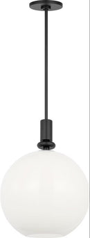 Visual Comfort Studio - SCDJPD144MBKMG - One Light Pendant - Malcolm - Midnight Black