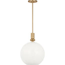 One Light Pendant<br /><span style="color:#4AB0CE;">Entrega: 4-10 dias en USA</span><br /><span style="color:#4AB0CE;font-size:60%;">PREGUNTE POR ENTREGA EN PANAMA</span><br />Collection: Malcolm<br />Finish: Satin Brass