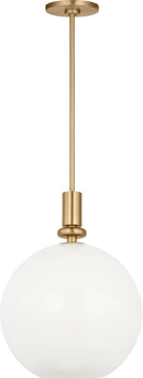 Visual Comfort Studio - SCDJPD144SBMG - One Light Pendant - Malcolm - Satin Brass