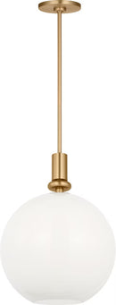 Visual Comfort Studio - SCDJPD144SBMG - One Light Pendant - Malcolm - Satin Brass