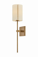 One Light Wall Sconce<br /><span style="color:#4AB0CE;">Entrega: 4-10 dias en USA</span><br /><span style="color:#4AB0CE;font-size:60%;">PREGUNTE POR ENTREGA EN PANAMA</span><br />Collection: Teddy<br />Finish: Patina Brass