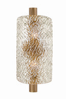 Two Light Wall Sconce<br /><span style="color:#4AB0CE;">Entrega: 4-10 dias en USA</span><br /><span style="color:#4AB0CE;font-size:60%;">PREGUNTE POR ENTREGA EN PANAMA</span><br />Collection: Bergeron<br />Finish: Patina Brass